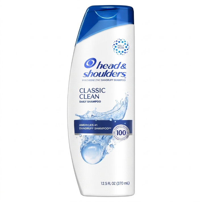 Classic Clean Anti-Dandruff Shampoo for Daily Use, Paraben Free