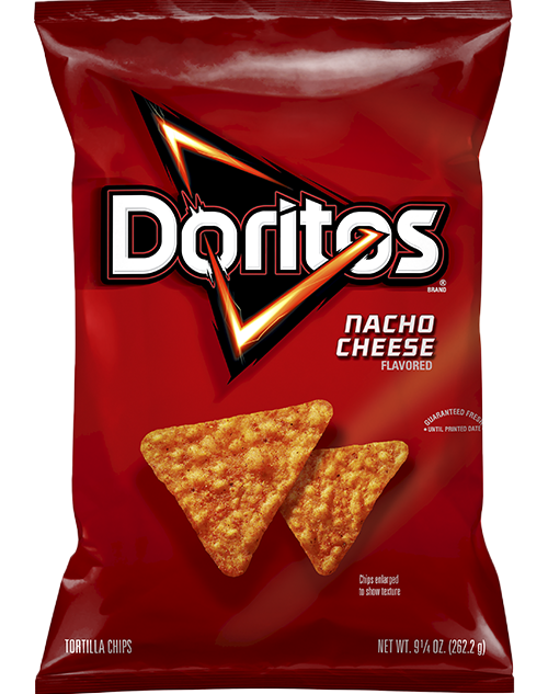 Nacho Cheese Flavored Tortilla Chips